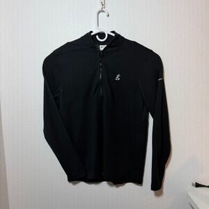 Nike Dri-FIT Mens Quarter Zip Pullover Black Mickey Mouse Disney Size Medium